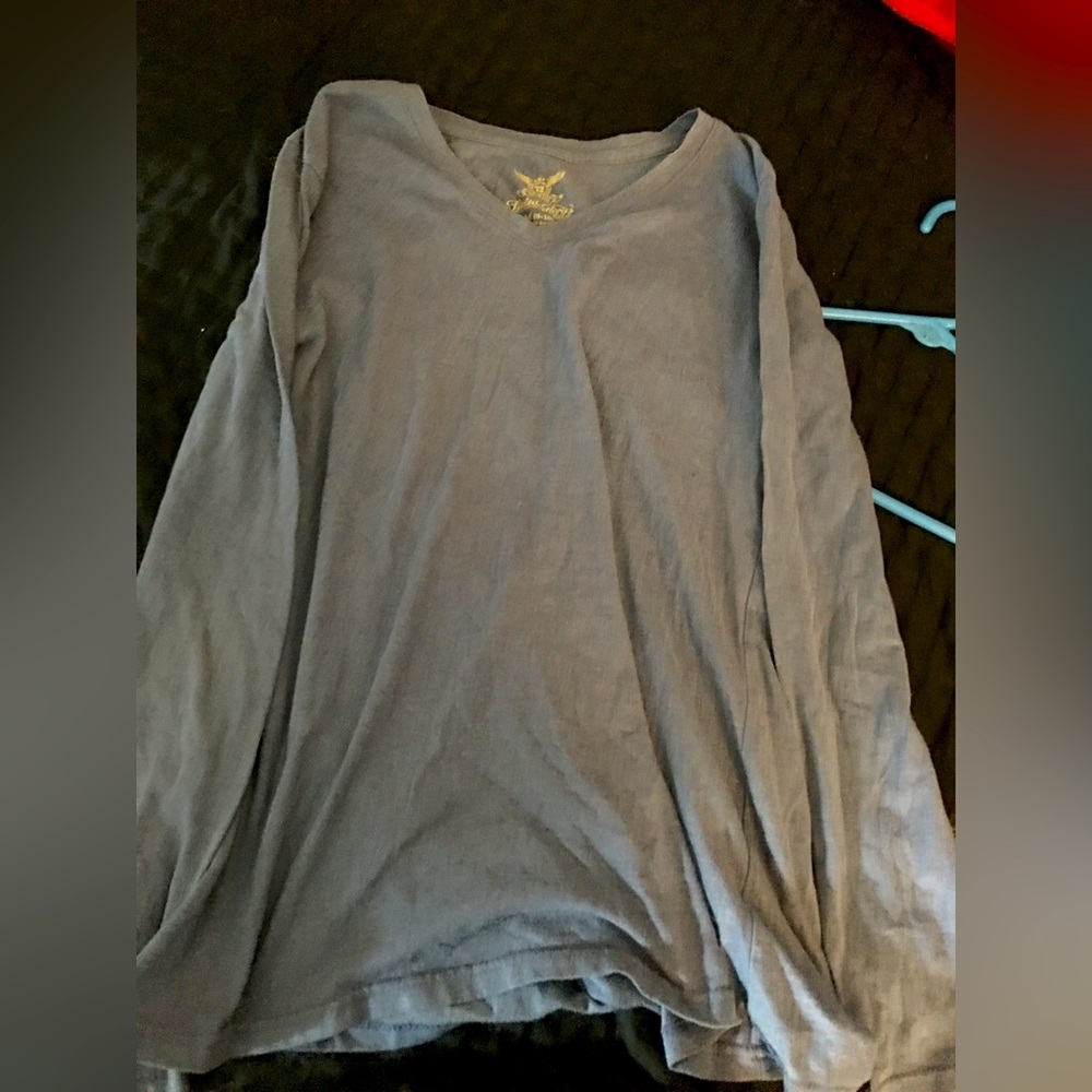 Blue long sleeve shirt